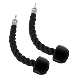 Generic 2 Pcs Heavy Duty Triceps Rope for Bodybuilding Durable Grip Pull Down Attachment for Gym Comfortable Non Slip Design for Cable Machine Workouts for Home Fitness