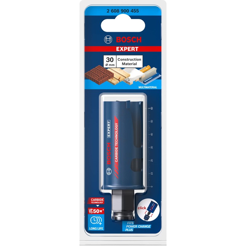 Bosch Professional 1 x Expert Construction Material hole saw (for