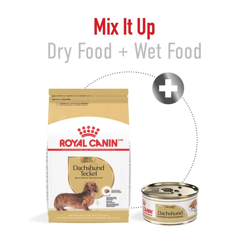 Royal Canin Dachshund Adult Breed Specific Dry Dog Food, 2.5