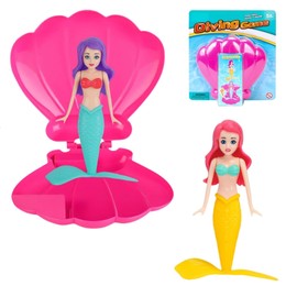 Swimming Pool Toys, 2Pcs Mermaid 1 Shell Mermaids Pool Diving Toys Set with Shell,Swimming Pool Sinking Toy Underwater Diving Toy Kids Swimming Pool Toys Gift for All (E1)