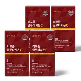 Jaju Store Liposome Glutathione Phospholipid Coating L-Cysteine ​​Low Molecular Collagen Peptide 30 tablets x 4 / 자주가게 리포좀 글루타치온 인지질코팅 엘시스테인 저분자 콜라겐 펩타이드 30정 x 4개