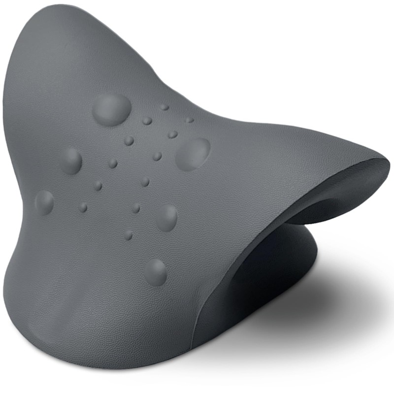 EZSIDE Neck Stretcher, Relaxation Pillow for Neck (Grey)