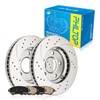 PHILTOP Front Brake Pads and Rotors kit Fit for Pontiac