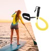 Surfing Foot Rope 7mm 10ft Coiled Spring High Elastic Adjustable