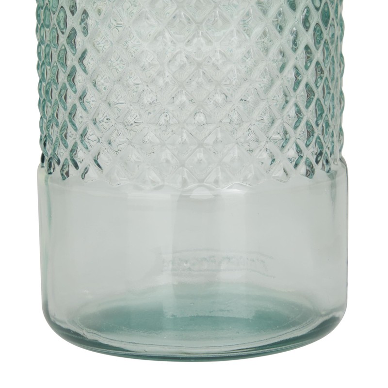Deco 79 Recycled Glass Decorative Vase Spanish Decorative Container, Decorative