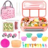 Yarratech 27pcs 1300ml Loncheras para Niños y Niñas, Fiambrera Bento