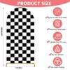 Arch Backdrop Cover 6FT Checker Monster Truck Birthday Party Decorations