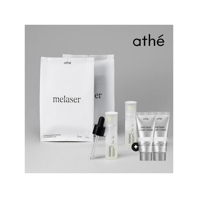 Ate Beauty [아떼] 멜레이저 프로그래밍 앰플 + 리페어 크림 5ml*2
