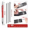 Other,Silver refill, engineering pen set Lápices De Metal Con 60