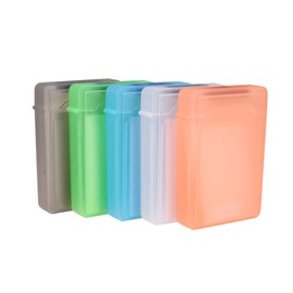 Hard Drive Disk Protective Box - 5 Pack 3.5 Inch Hard Drive Storage Case Portable Plastic HDD Protective Box Anti-Static External Hard Drive Case Anti-Shock - Case (Mixed Colors)