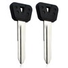 Numano (2 Pack For New Motorcycle Blank Uncut Key Key