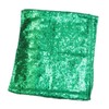 Mikinona Elegant Green Sequin Table Runner Lightweight Party Tablecloth for