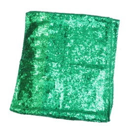 Mikinona Elegant Green Sequin Table Runner Lightweight Party Tablecloth for Dining Wedding Christmas Stylish Table Cover for Home Decoration and Easy Cleanup