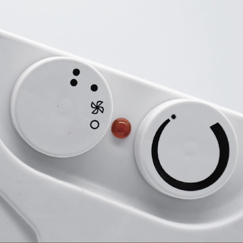 Portable Dual Fan Heater with 2 Heat Setting and Cool