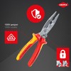 Knipex KNIPEX Elektro-Installationszange isoliert mit Mehrkomponenten-Hllen, VDE-geprft verchromt 200 mm