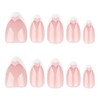24 Pcs Extra Short Press on Nails Almond Nail Tips,YEFIUO