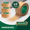 DIY Doctor 3 Rolls Brown Paper Packing Tape – Eco-Friendly