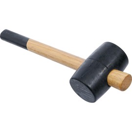 Kraftmann 1861 Rubber Hammer, Beige/Black, 65 mm/500 g