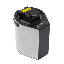 DYNAMI Sauna Steamer Pot,3L Stainless Steel Steam Generator with Remote Control,Adjustable Temperature & Time,Large Capacity& High Efficiency,Smart Touch Button,for Sauna Tent (3L,White)