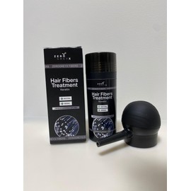 Haarfasern mit Keratin Fibers mit Keratin Fiber mit 6 Farbtönen Blond, Kastanien, Grau und Schwarz Haarfasern Applikator 12 g