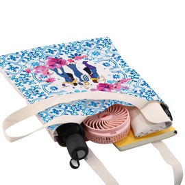 CMNIM Musical Inspired Gifts Disco Bachelorette Party Tote Bag Bougainvillea Bridal Shower Gifts for Fans Favors