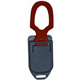 New Safety and Rescue Scuba Diver Twin Line Cutter with Hard Plastic Sheath - International Rescue Red