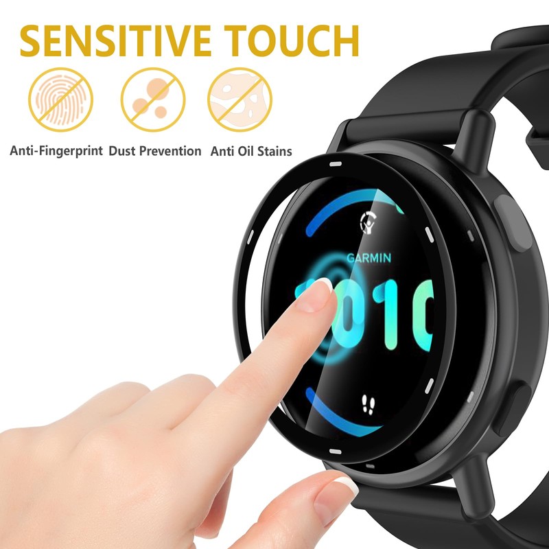 WD&CD 6 Pack Screen Protector Compatible with Garmin Vivoactive 5,