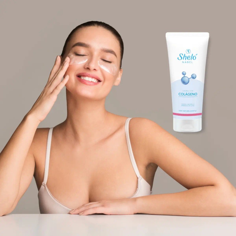 Sheló Nabel Crema Facial Colágeno Luminosidad Elastic