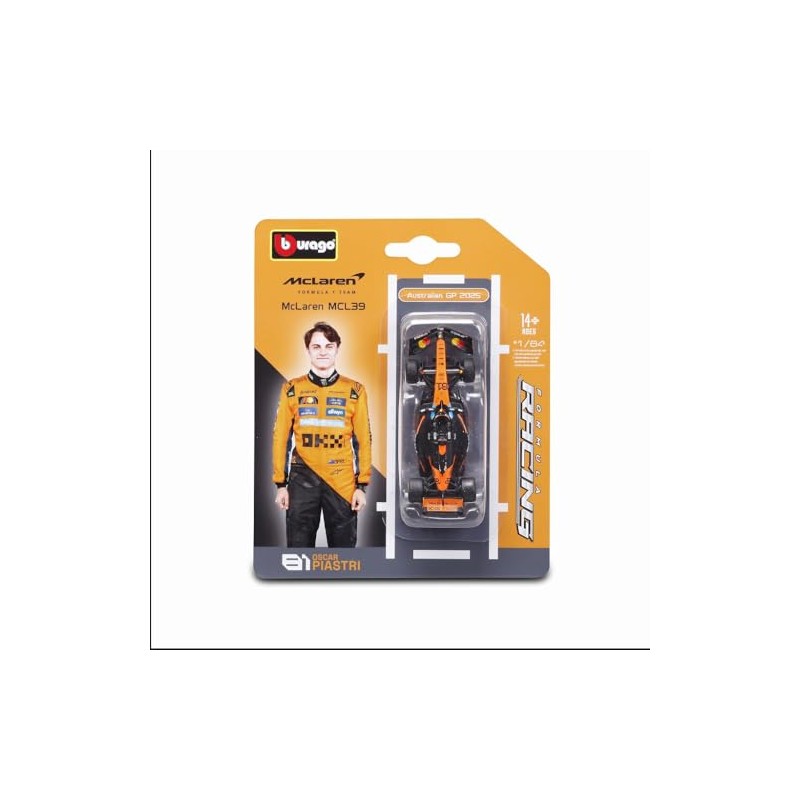 Kyosho BUR58001P 1/64 McLaren F1 Team MCL39 2025 No. 81
