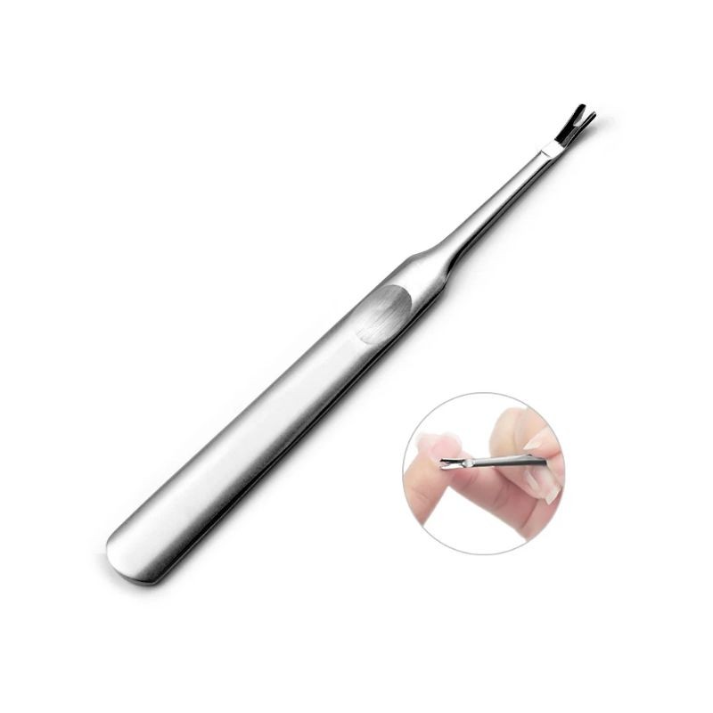 Stainless Steel Double-ended Nail Pusher & Nail Cuticle 美甲专用死皮叉 1pc
