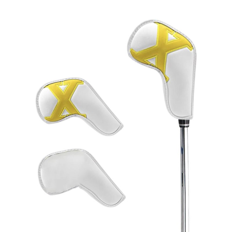 10PCS Iron Head Covers PU Leather Club Covers Waterproof Head