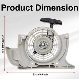 ZAMDOE Rewind Pull Recoil Starter Assembly for Stihl for STIHL FS400 FS 450 FS 480 FS450 FS480 FR350 FR450 FR480 FR480C SP451 SP481 SP400 SP450 Brush Cutter Replacement 41280802101 4128-080-2101