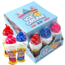 Twist N Lik Candy Ice Cream, 12 Pack, Liquid Ooze Candy