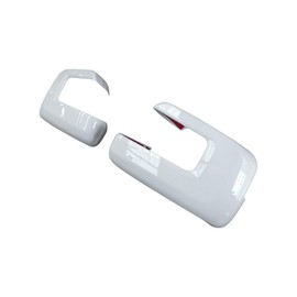 Mirror Covers For 2021-2025 Ford F150,White ABS Painted Rearview Mirror Covers with Signal Hole Exterior Decoration (Not the Replacement)