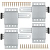 4 Pack Garage Door Side Lock with Self Tapping Screws,
