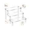 Himilucky 3 Tier Acrylic Display Riser, Clear Perfume Organizer Stand,