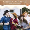 Coume 10 Set Cowboy Hat and Bandana for Women Men