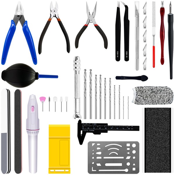 Yauhar 40Pcs Model Building Tool Kit for Bandai Gundam Gunpla,