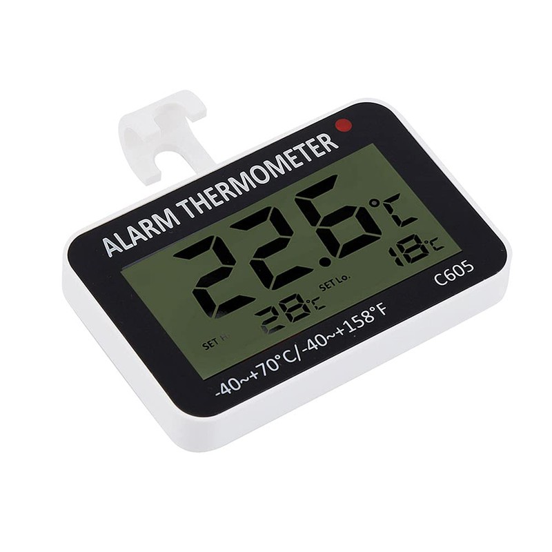 1 Pcs Mini Digital Refrigerator Thermometer LCD Display Freezer Thermometer,