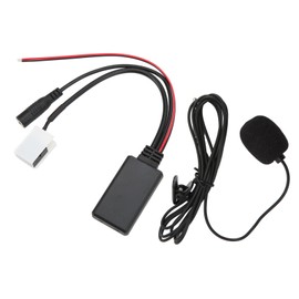12pin Bluetooth 5.0 Module AUX in Cable MP3 Music Adapter Replacement for RCD300 RCD310 RNS300 RNS310 RCD510with Microphone
