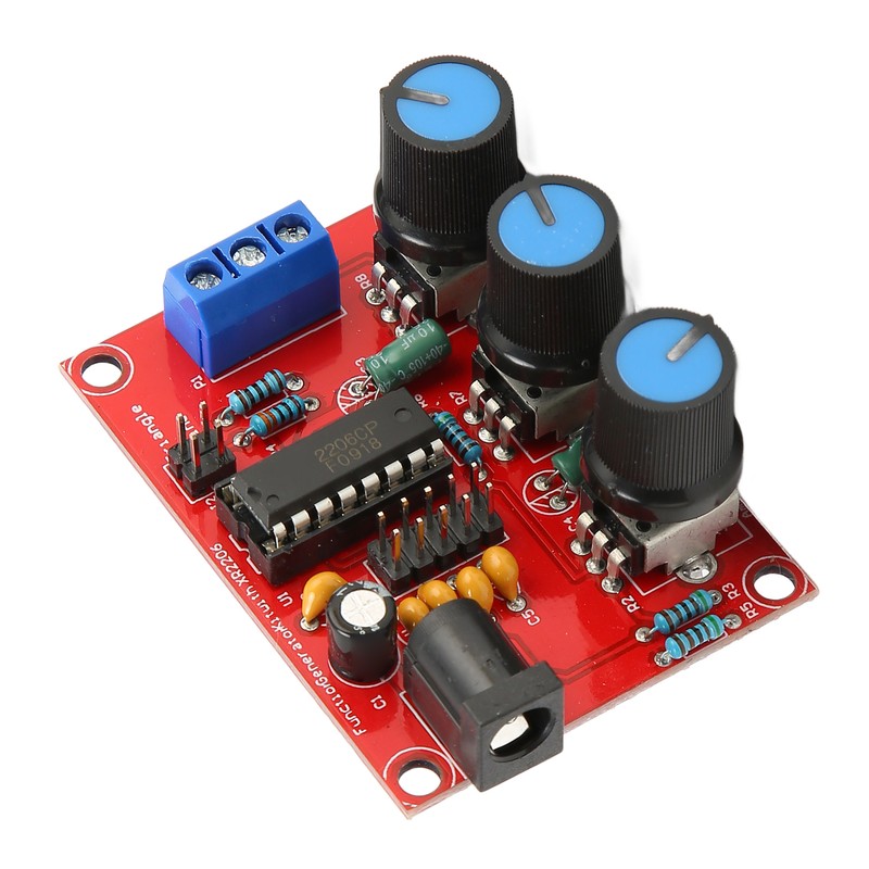 2Pcs Signal Generator Kit Sine Triangle Square Output 1Hz‑1MHz 9‑12V