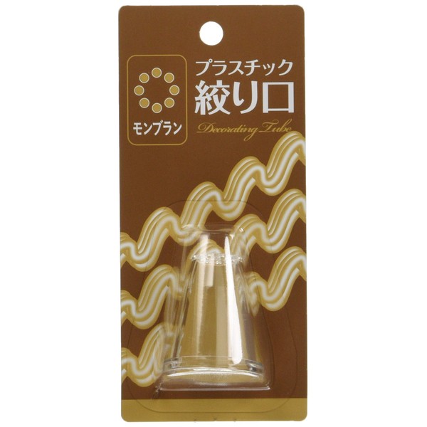 Tiger Crown 1776 Montblanc Piping Tip, 8 Round Holes, Clear, Methacrylic Resin, Diameter 0.08 inches (2 mm)