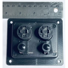 netconlab Speaker Box Connector out-in  jack 1/4 spicone female 4 pole