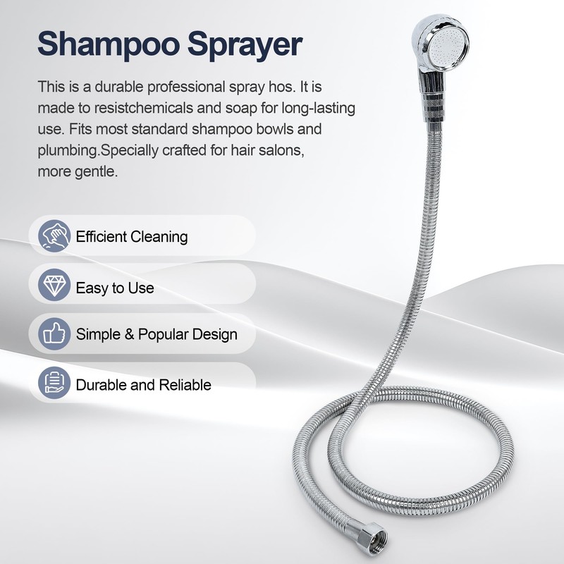 Salon Shampoo Sink Bowl Faucet and Sprayer Kit