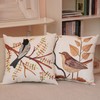 Guhoo Spring Summer Bird Throw Pillow Cover 16x16 Inch Set