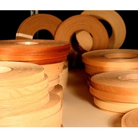 Walnut Wood Edge Banding 7/8"x250' Roll, Preglued Hot Melt Adhesive