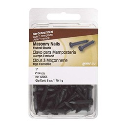 Hillman Masonry Nails 1 " Fluted Steel Card 6 Oz