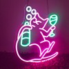Cat Beer Neon Sign, Funny Bar Neon Signs for Wall