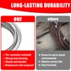 NAZOU 13.5FT Garage Door Cable Replacement 1/8 inch Vinyl Coated