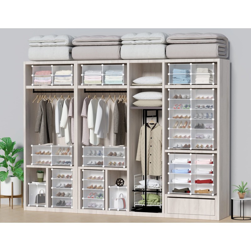 HOMIDEC Shoe Storage, 10-Tier Shoe Rack Organizer for Closet 20